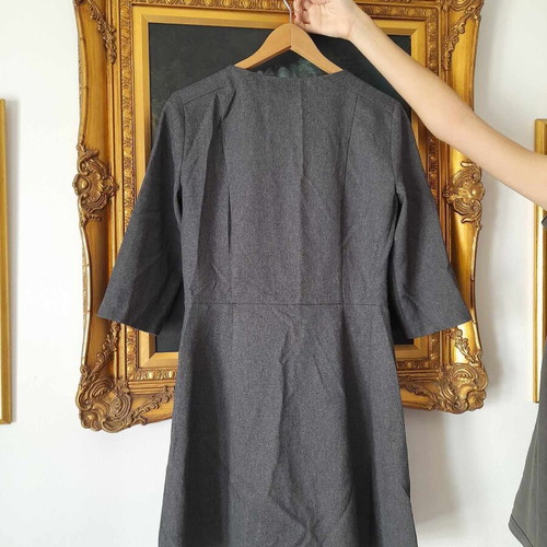 Mango office dress like new, black and grey, size M