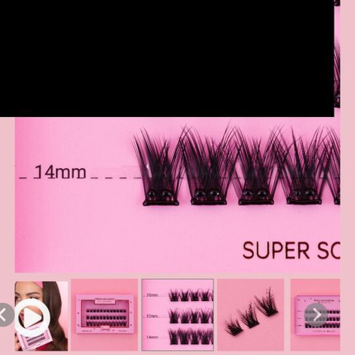 Press-On Lashes beautiful gorgeous like new, reusable with glue