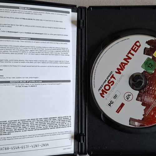 Most Wanted PC game like new