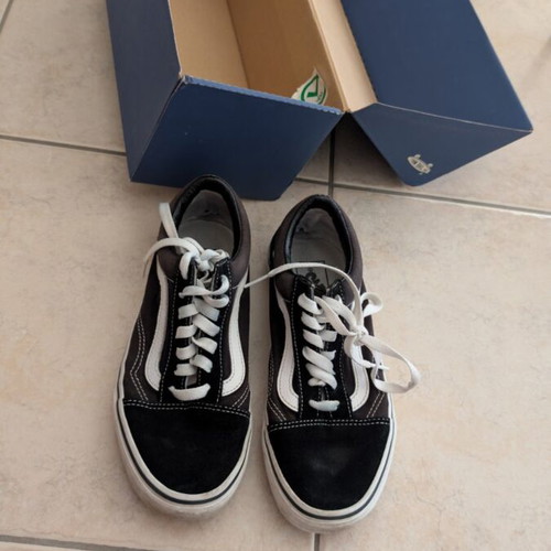 Vans sneakers, women's size 37, black