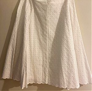 Καλοκαιρινή φούστα λευκή