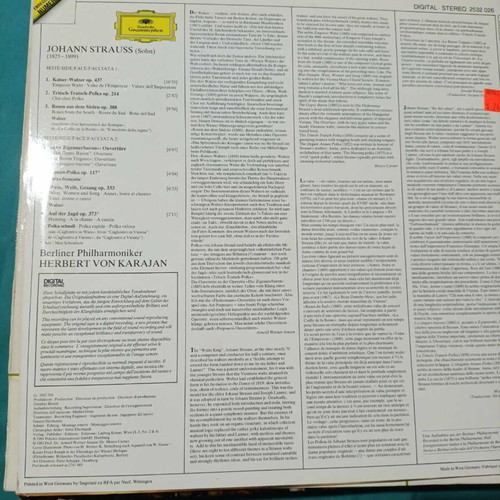 Johann Strauss Kaiser-Walzer vinyl record, classical