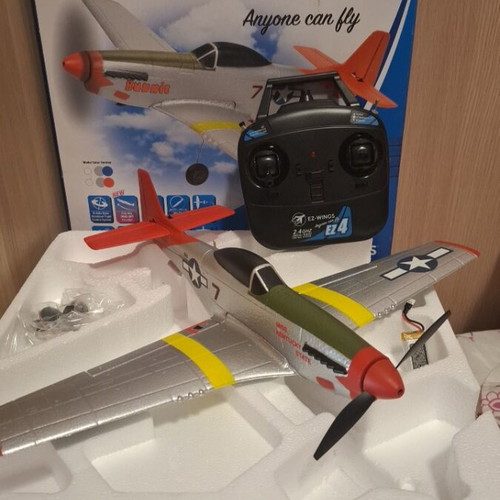 Rc Plane Mustang P-51D new with gyroscope