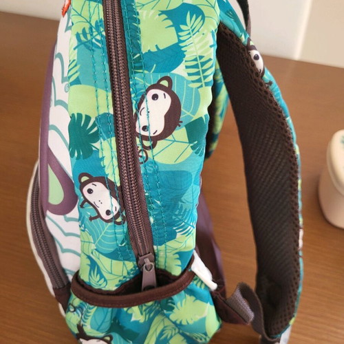 Fisher Price kindergarten backpack with monkey design and lunchbox gift