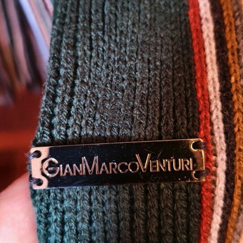 Gian Marco Venturi men's scarf multicolored like new