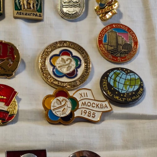 Soviet Era Pins Collection like new, 34 pieces