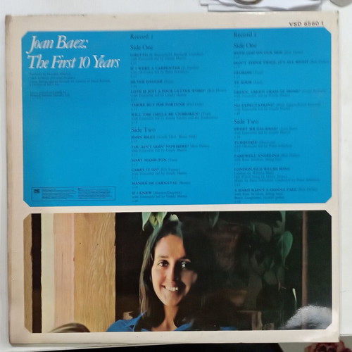 Joan Baez The First 10 Years vinyl used, double album