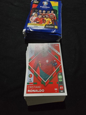 Uefa Euro 2024 36 Packs and 121 Cards New
