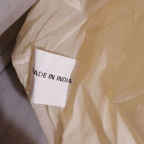 Two cotton tablecloths from India, 1.5 x 1.5 m, new