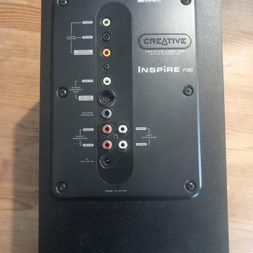Creative Inspire P580 Subwoofer used with original remote and power supply