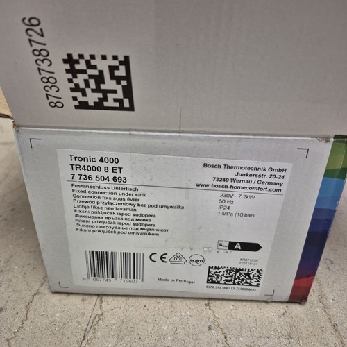 Bosch TR 4000 electric water heater