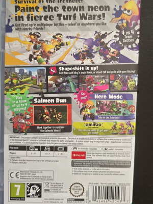 Splatoon 2 Nintendo Switch game like new