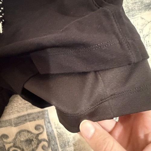 Bermuda shorts new, pack of 2, black and beige, with inner leggings