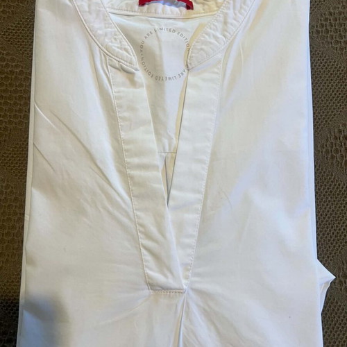 S.Oliver White Women's Tunic Limited Edition, Size L, Like New