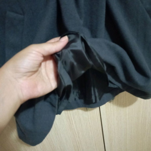 Winter dress used, dark gray, size S