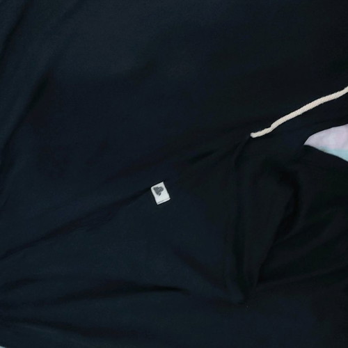 Cotton pants used with elastic, medium size, black color