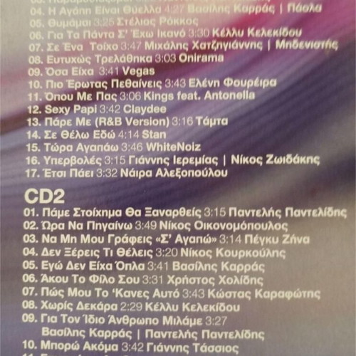 Greek music CDs used, pack of 4, Radio Hits from Thema