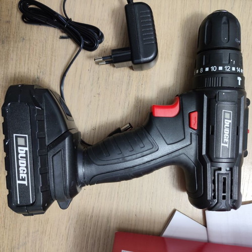 Budget 18V Cordless Hammer Drill Like New, Li-Ion 1.5Ah