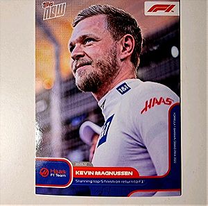 Topps Now F1 Formula 1 2022 Kevin Magnussen - Haas F1 Team - Top 5 Finish