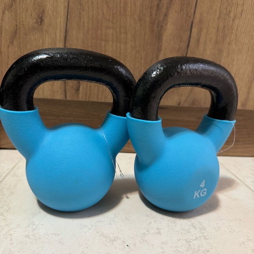 4kg weights new, pack of 2