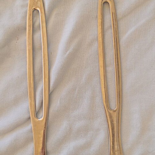 Army-Navy Retractors vintage pair stainless steel