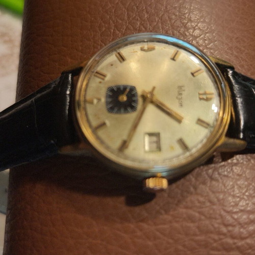 Blazon 17 Rubis gold-plated mechanical men's watch, vintage
