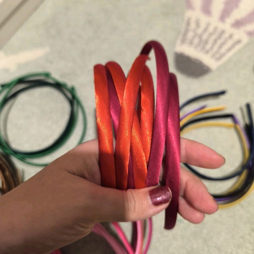 Headbands in various colors new, pack of 40