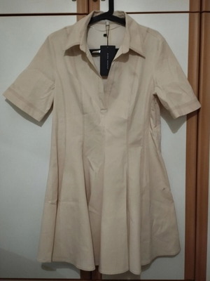 Zara polo dress, beige, XL