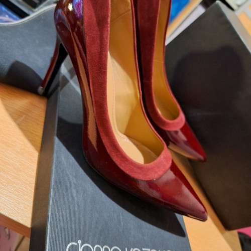 Gianna Kazakou pumps new, burgundy, size 38