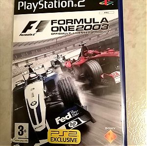 PS2 F1 FORMULA ONE 2003 EXCLUSIVE