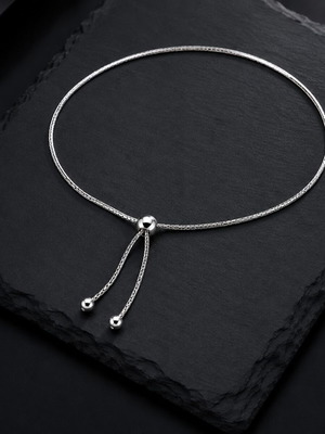 Silver ankle bracelet with beads, like new, Exis Jewellery