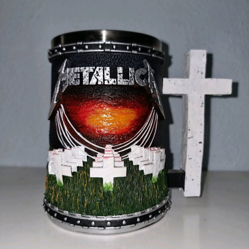 Metallica tankard new, authentic metal mug from England