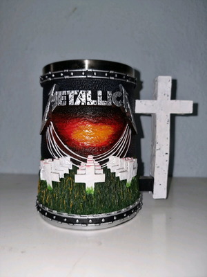 Metallica tankard new, authentic metal mug from England
