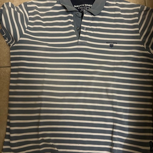 Polo Navy & Green used, size M