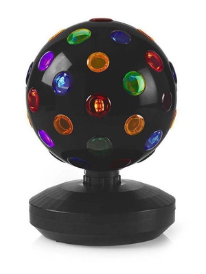 Disco ball new rotating RGB, large tabletop size
