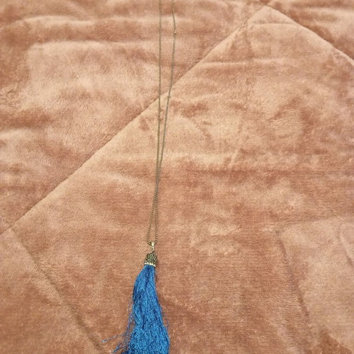 Long earrings used boho style with free tassel necklace