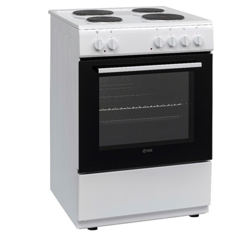 Κουζίνα VOX EHB 600 WBF 4E καινούργια, 4 εστίες, φούρνος 55 λίτρα