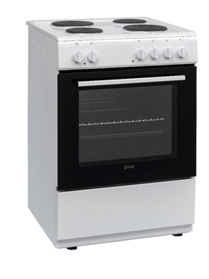 Vox EHB 600 WBF 4E stove new, 4 burners, 55-liter oven