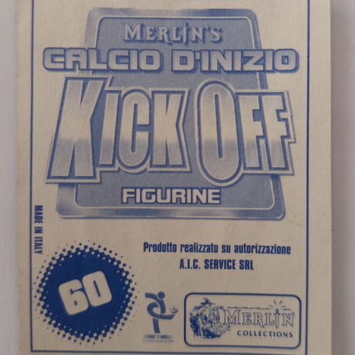 Gianluca Pagliuca Inter Milan collectible sticker 1998