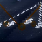  Σετ Swarovski σκουλαρίκια και κολιέ.
