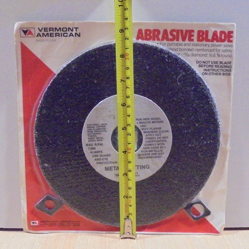 Vermont American old 8-inch metal cutting disc new