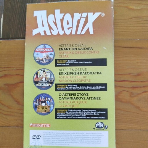 Asterix 3-DVD collection with subtitles, comedy and adventure
