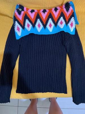 Pullover Smile very warm like new, Small multicolor