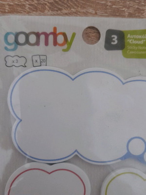 Cloud sticky notes like new