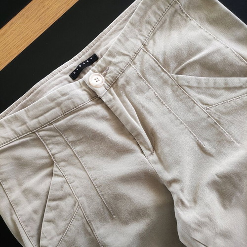 Sisley slim beige pants used, size S