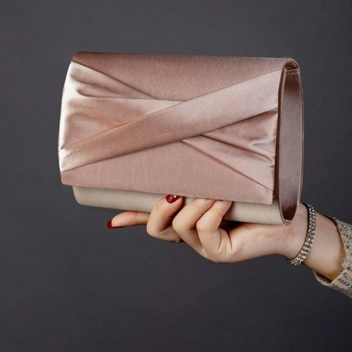 Clutch bag brand new, pink nude