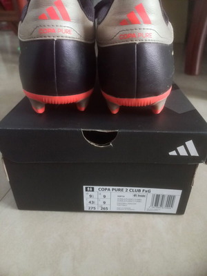 Adidas Copa Pure 2 Club F×G football shoes like new, size 43.5