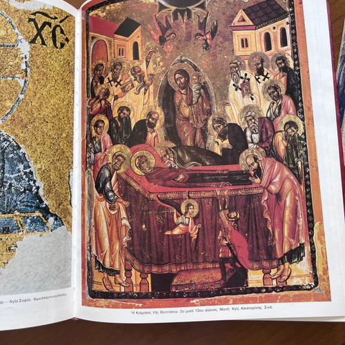 Album Agiografies used, Byzantine and religious art