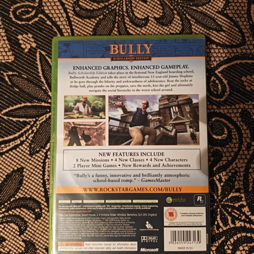 Bully Xbox 360 game