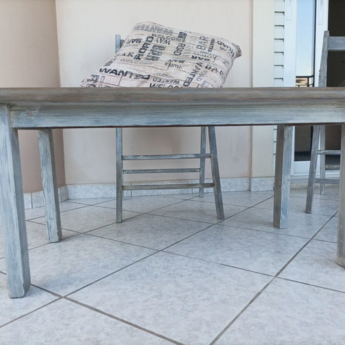 Coffee table new handcrafted solid Swedish wood